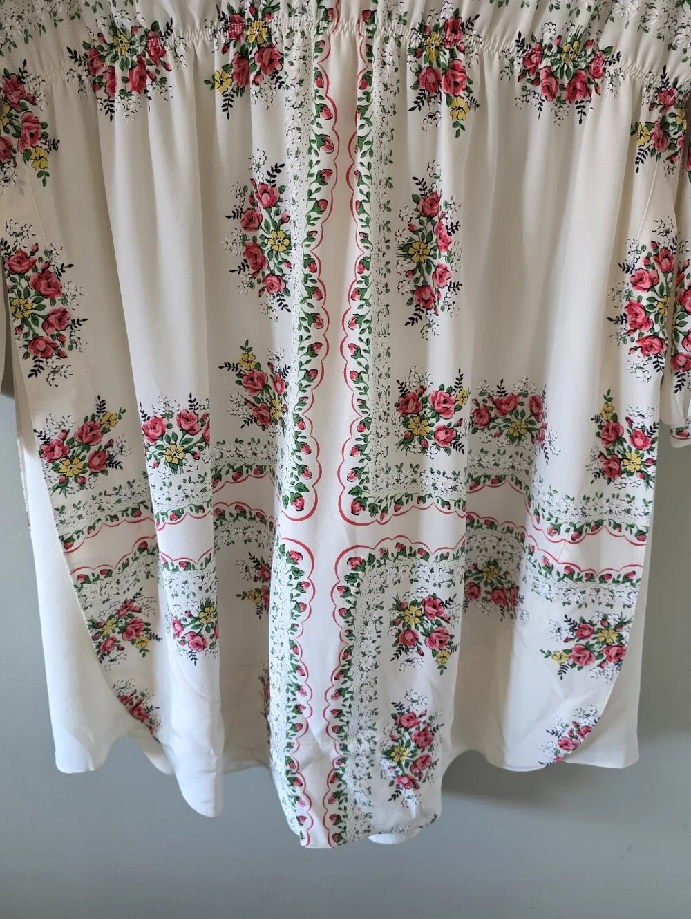 NWT Tory Burch 10 Quiet Luxury Cottagecore Dainty Romantic Cora Silk Dress